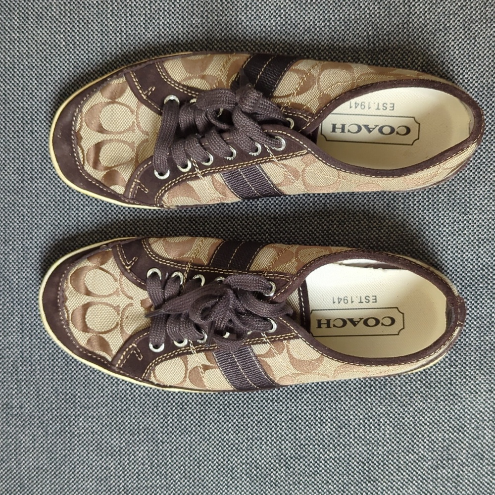 Coach Shoes, Men Size 8.5, Brown